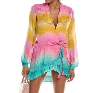 Rococo Sand ombre zale dress large EUC